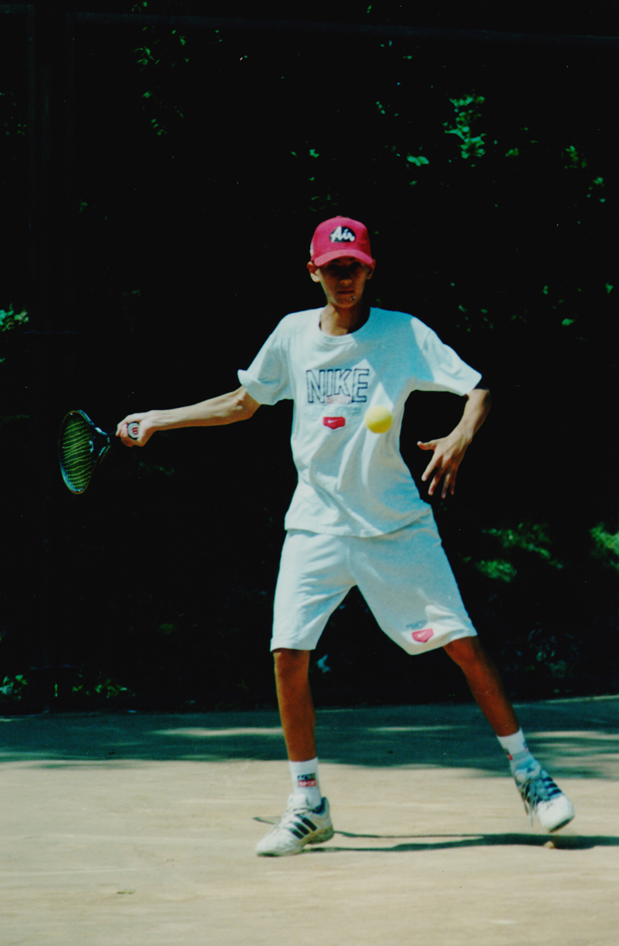 Лето 2001 На теннисном турнире в Полтаве