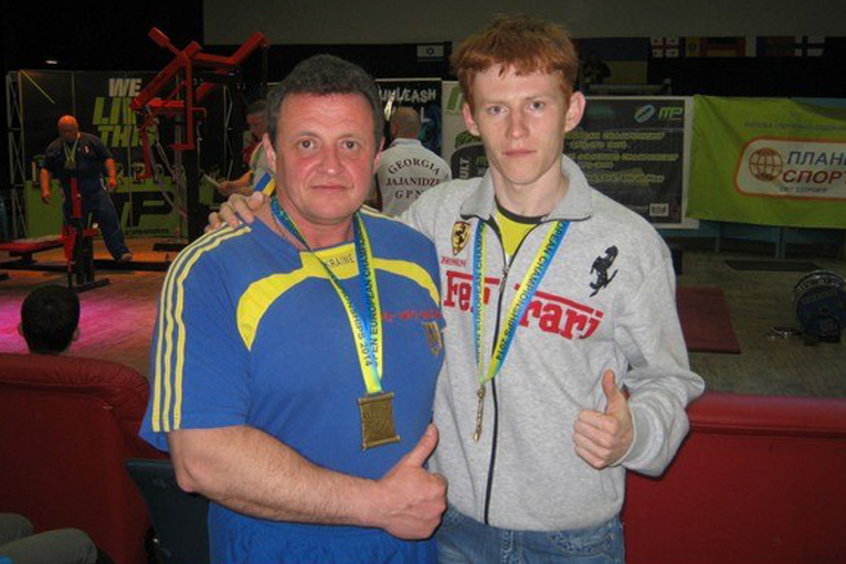 Бабенко и его тренер Гайдученко