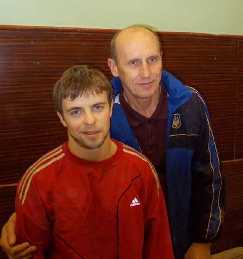 Воробьев с тренером Андриевским 3 грудня 2014