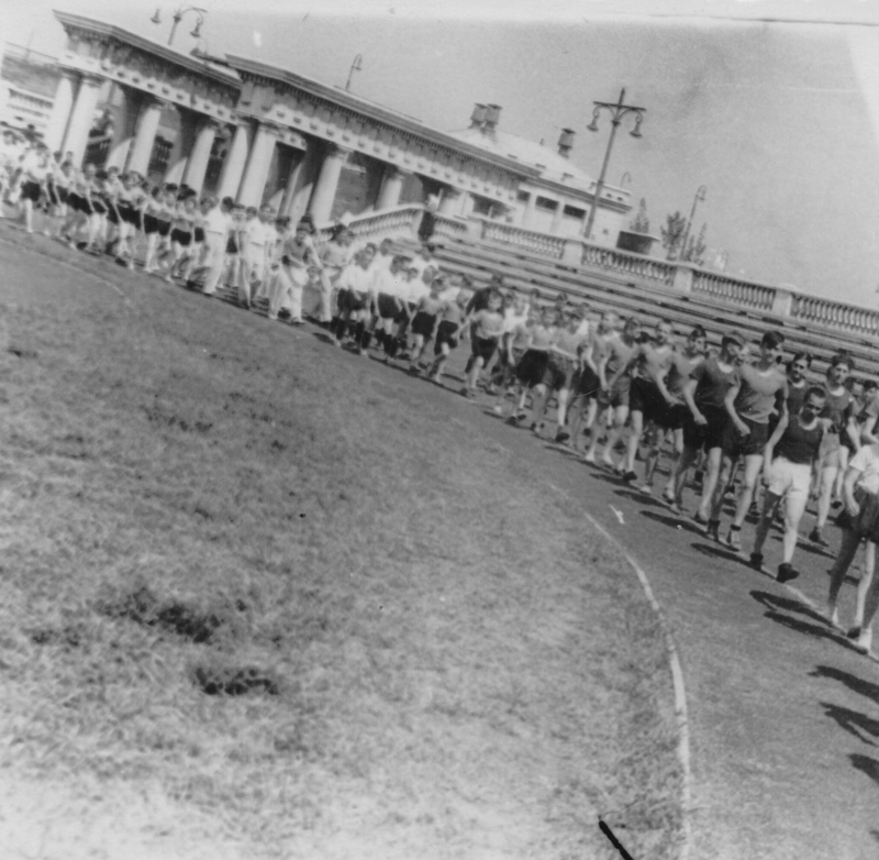 Легкоатлетичні змагання на стадіоні Перемога1957 травень