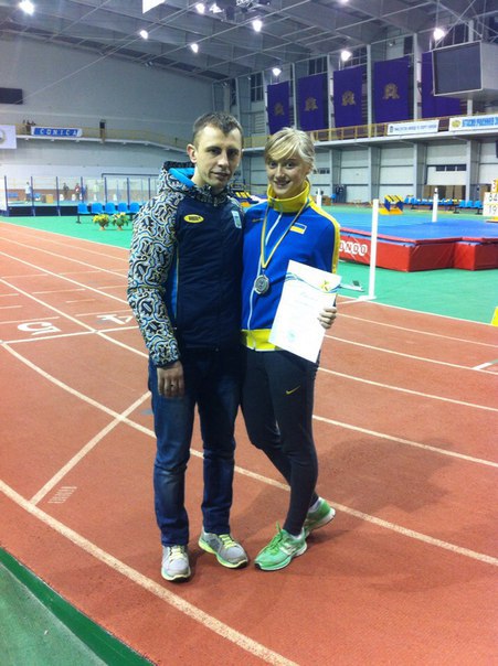 С тренером Сергеем Гужвой 2016