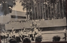 Святкування 50-річчя піонерії 19  травня 1972 р.  Трибуна стояла біля ЦУМу на місці сучасного дитячого магазину РІО. На трибуні 15-та зліва Л.Алексієвська