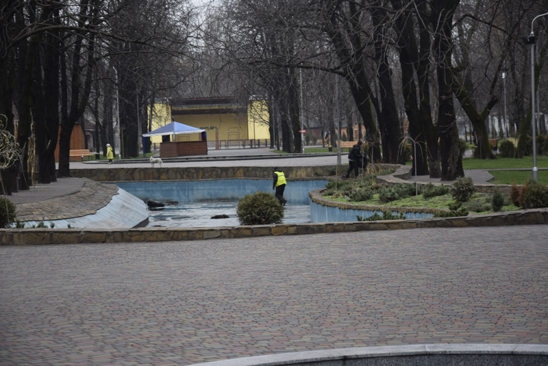 Куточок міського парку відпочинку 5 січня 2018