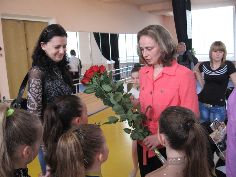 Тренер з художньої гімнастики Наталія Козярчук 15 травня 2011