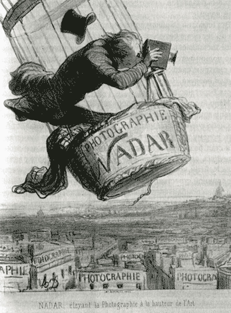 Він підняв фотографію на нові висоти. Карикатура Надара 1862